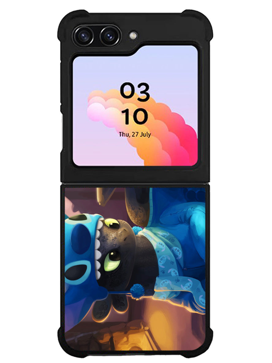 stitch and toothless Samsung Galaxy Z Flip 5 5G 2023 Case