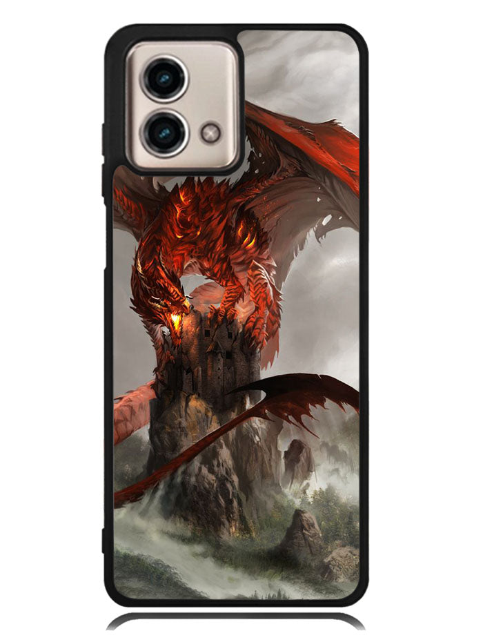 Red Dragon Wallpaper Motorola Moto G Stylus 5G 2023 Case