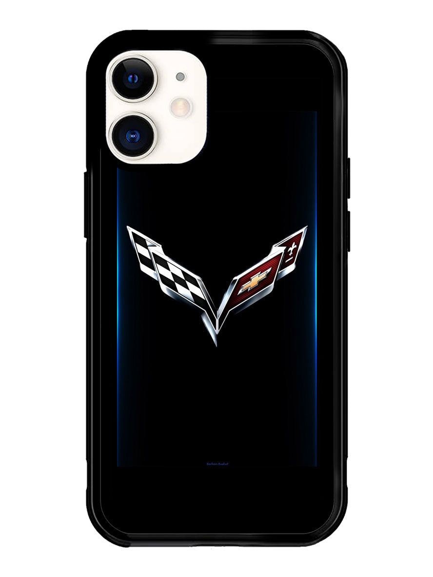 Corvette Logo 3rd iPhone 12 Case