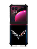 Corvette Logo 3rd Motorola Moto Razr Plus 2023 , Moto Razr+ 2023 Case