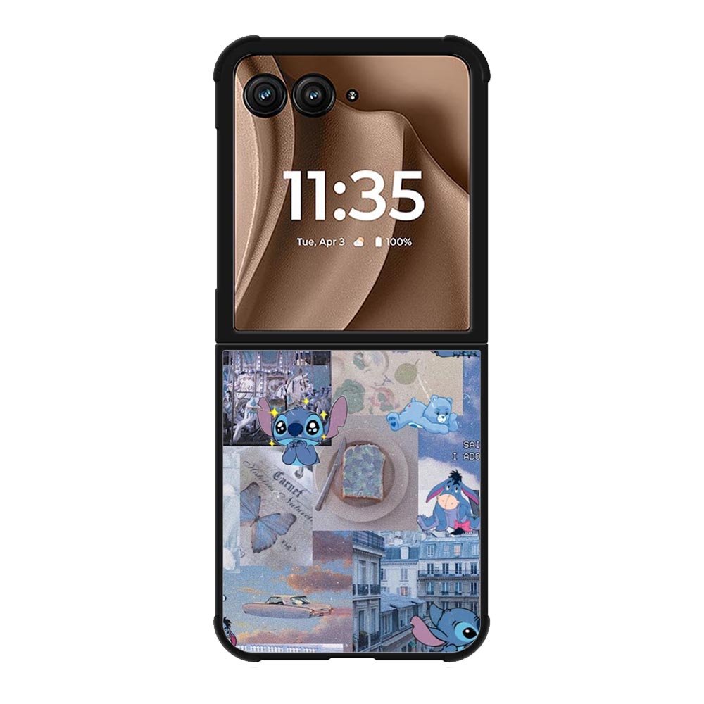 Cute Blue Picture Motorola Moto RAZR Plus 2025 Case
