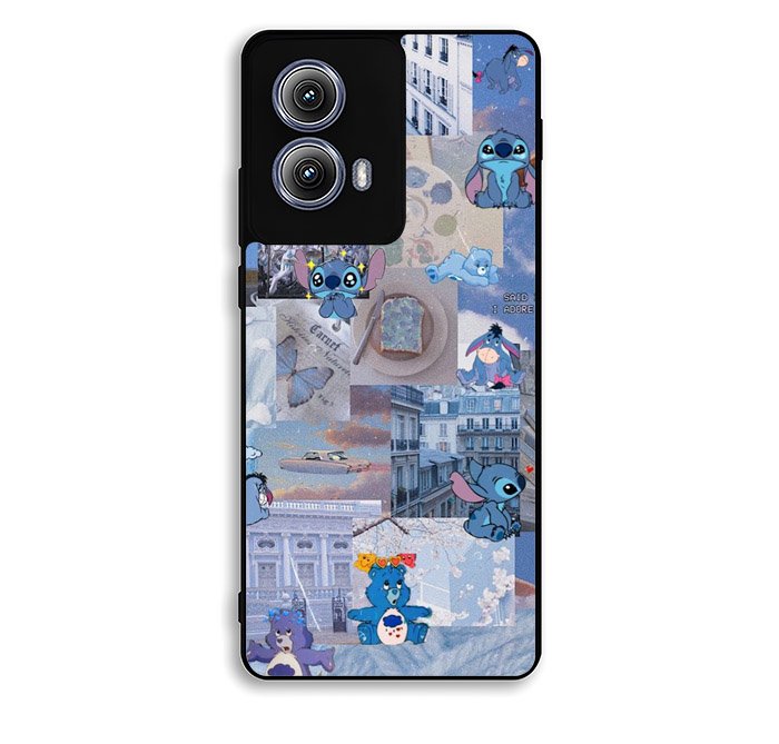 Cute Blue Picture Motorola Moto Edge 2024 Case DC6650
