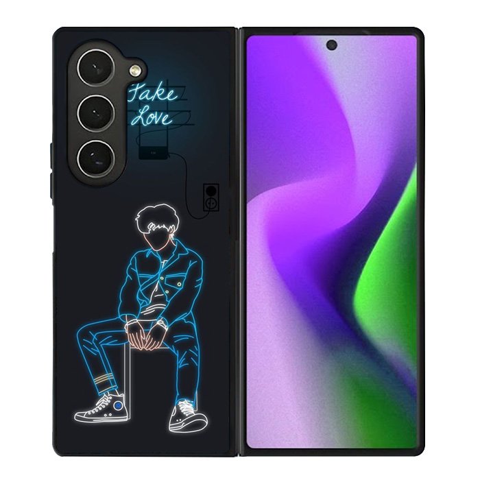 BTS Fake Love 2nd Samsung Galaxy Z Fold 6 Case