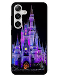 Disney Castle Night Lights 3rd Samsung Galaxy S25 5G Case