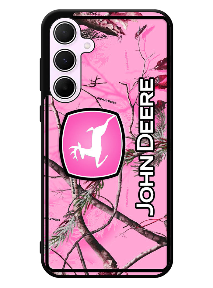 John Deere Pink Camo Samsung Galaxy A35 5G Case