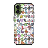 Pattern Pokemon 1st iPhone 17 Case