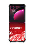 Detroit Red Motorola Moto Razr Plus 2023 , Moto Razr+ 2023 Case