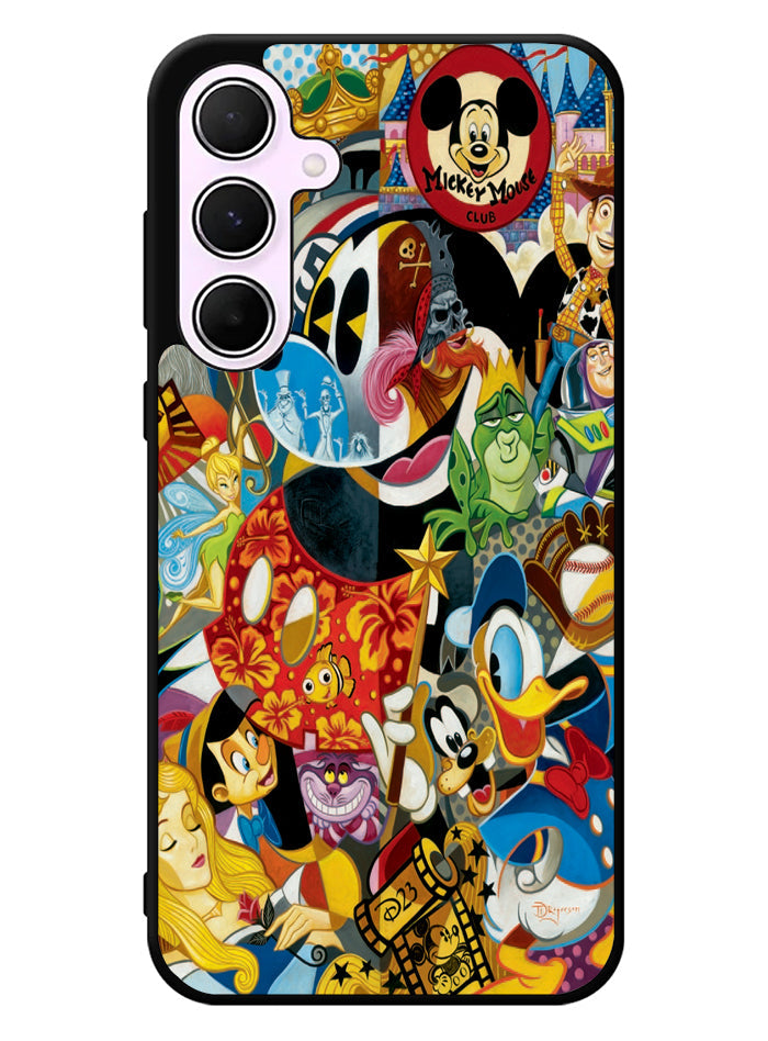 Disney Mickey Mouse Collage Samsung Galaxy A35 5G Case