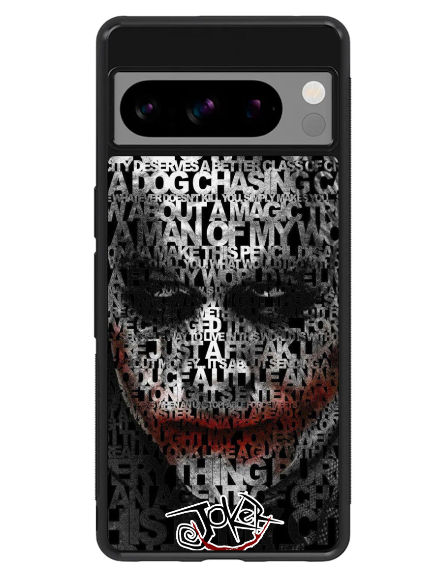 Joker Typography Quotes 2nd Google Pixel 8 Pro Case