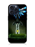 Eagle Triforce Black Legend of Zelda iPhone 15 Pro Case BLN4824