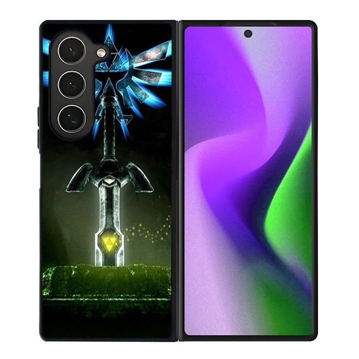 Eagle Triforce Black Legend of Zelda Samsung Galaxy Z Fold 6 Case