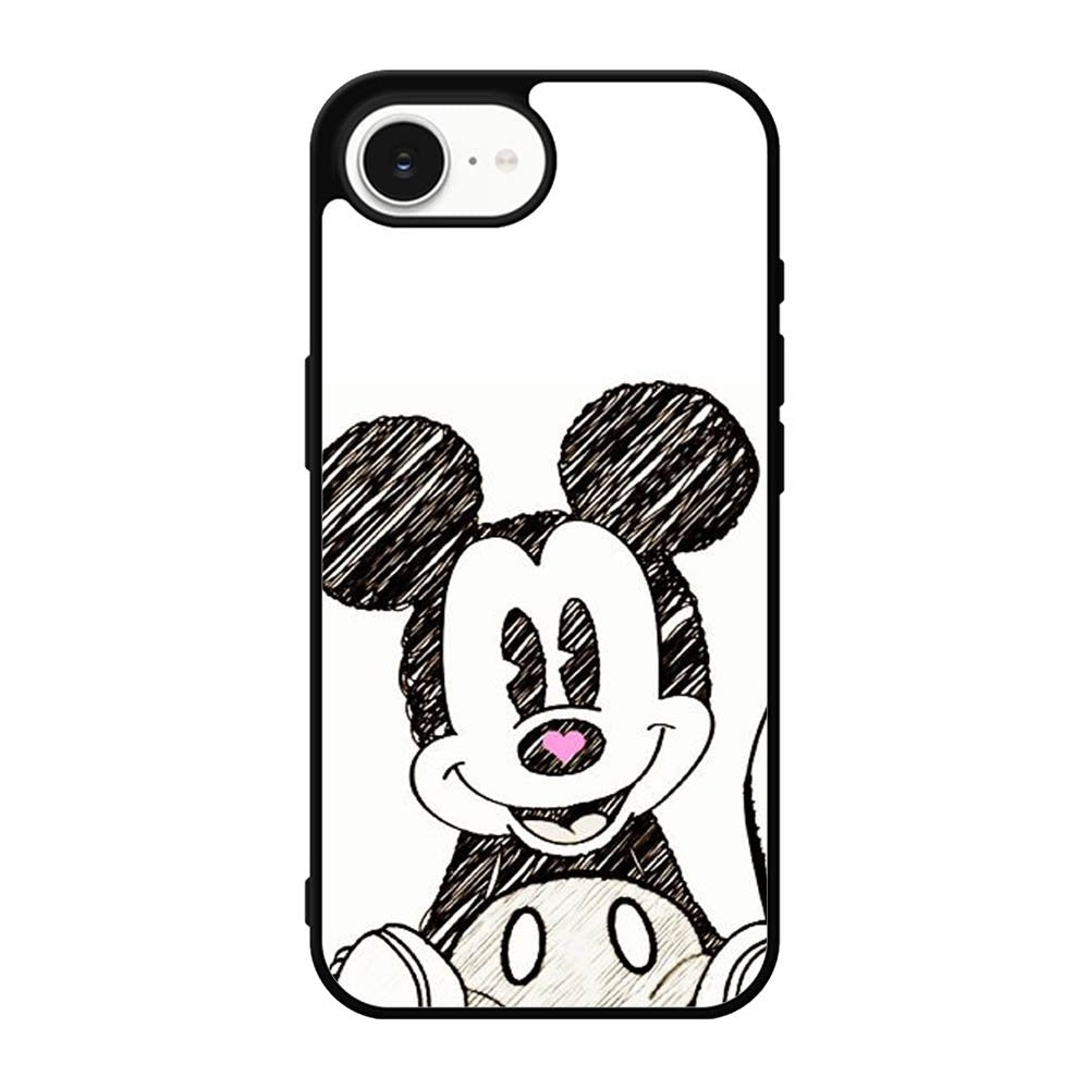 Mickey Mouse Hand Drawing iPhone 17e Case