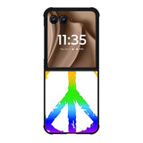 60S Peace Sign Logo Motorola Moto RAZR Plus 2025 Case