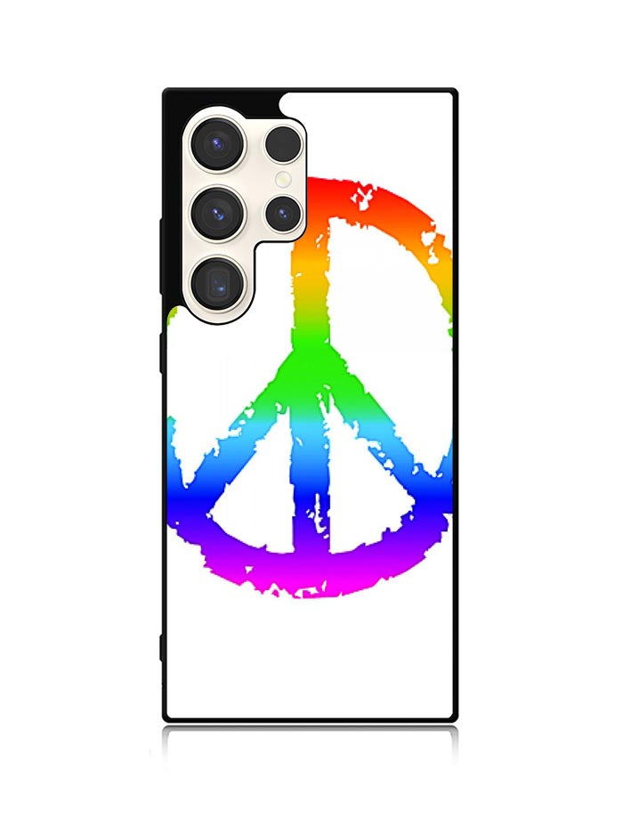 60S Peace Sign Logo Samsung Galaxy S25 Ultra 5G Case