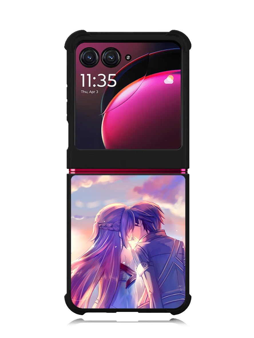 Anime Asuna Yuuki Kirito Sinon SAO Motorola Moto Razr Plus 2023 , Moto Razr+ 2023 Case