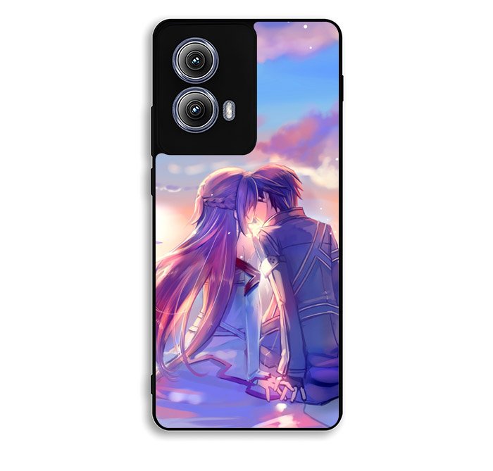 Anime Asuna Yuuki Kirito Sinon SAO Motorola Moto Edge 2024 Case DC3866