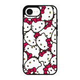 Hello Kitty Face Pattern iPhone 17e Case