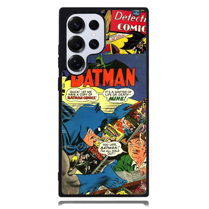 Batman Comic Art Samsung Galaxy S24 Ultra Case DC0151
