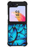 Butterfly Blue Samsung Galaxy Z Flip 5 5G 2023 Case