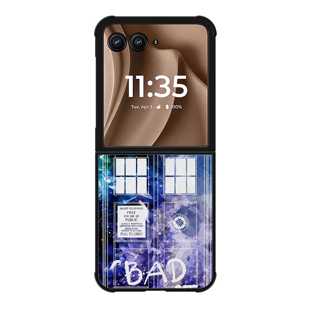 Doctor Who Police Box 1st Motorola Moto RAZR Plus 2025 Case