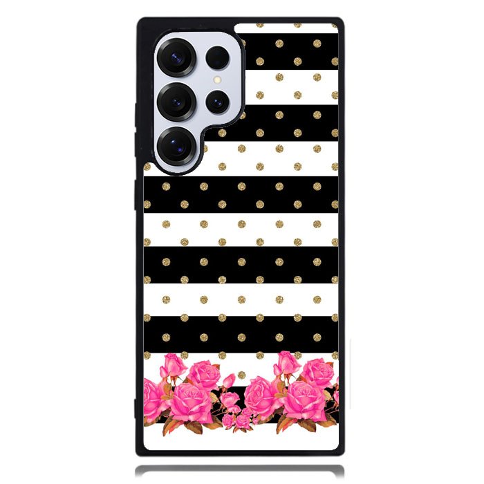 Flower Stripes Polka Samsung Galaxy S25 Ultra Case DC0652