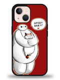 Cat and Baymax Hairy Baby iPhone 13 Case