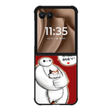 Cat and Baymax Hairy Baby Motorola Moto RAZR Plus 2025 Case