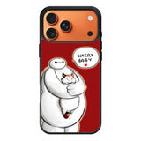 Cat and Baymax Hairy Baby iPhone 18 Pro Case