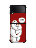 Cat and Baymax Hairy Baby Samsung Galaxy Z Flip 4 5G 2022 Case