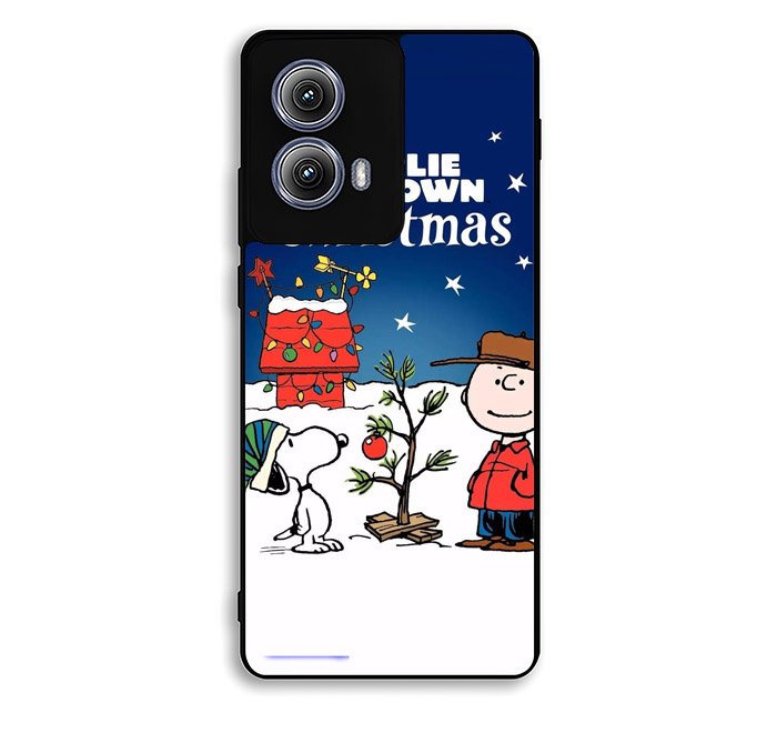 A Charlie Brown Peanuts Christmas Cartoon Motorola Moto Edge 2024 Case DC7396