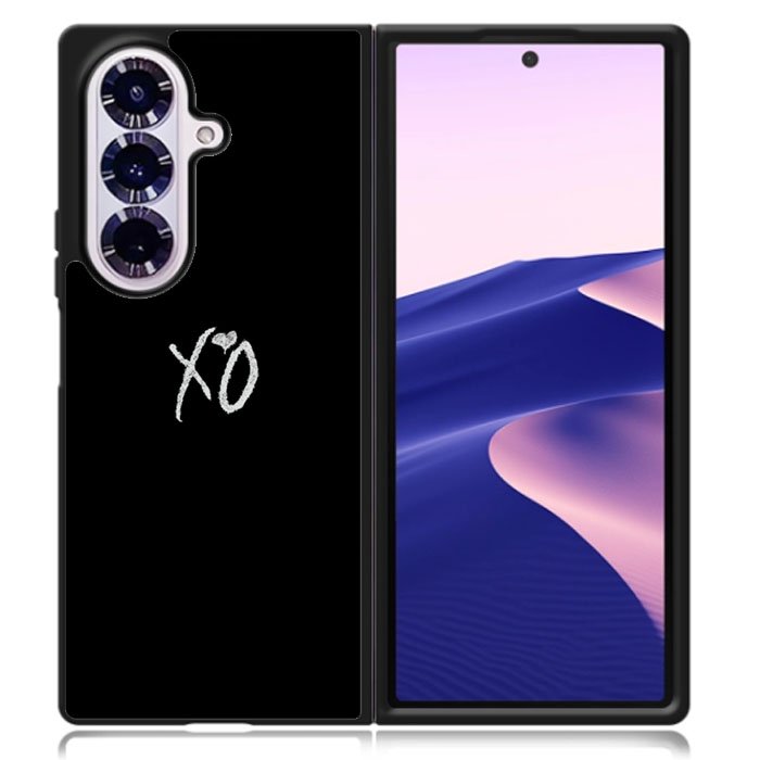 Xo The Weeknd Text Logo Case Samsung Galaxy Z Fold 7 Case DC1986