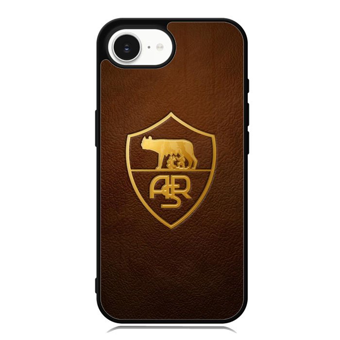 As Roma Leather Logo Soccer iPhone 16e Case DC0096
