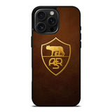 As Roma Leather Logo Soccer iPhone 16 Pro Max Case DC0096