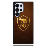 As Roma Leather Logo Soccer Samsung Galaxy S24 Ultra Case DC0096