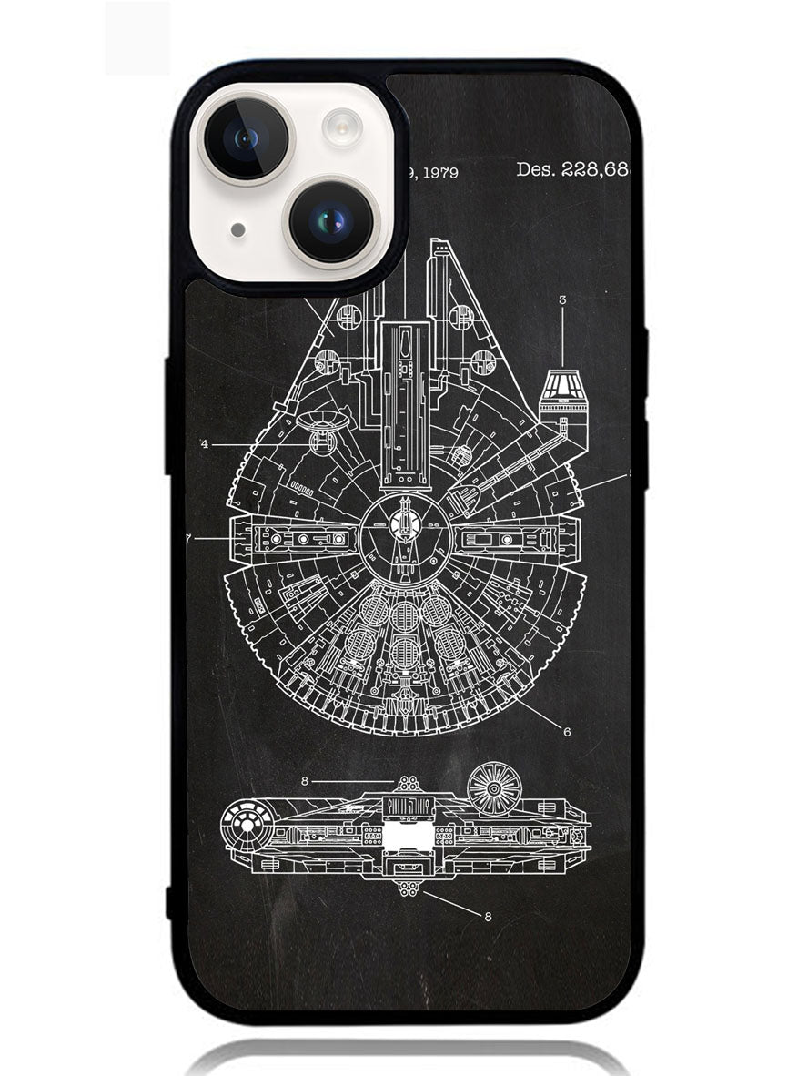 Star Wars Millenium Google iPhone 14 Case BLN1835