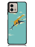 Black Friday offer Giraffe Riding Shark Motorola Moto G Stylus 5G 2023 Case