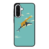 Black Friday Offer Giraffe Riding Shark Samsung Galaxy A26 Case DC0190