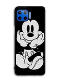 Black Mickey Mouse Motorola Moto One 5G Case , Moto One 5G UW Case , Moto G 5G Plus Case