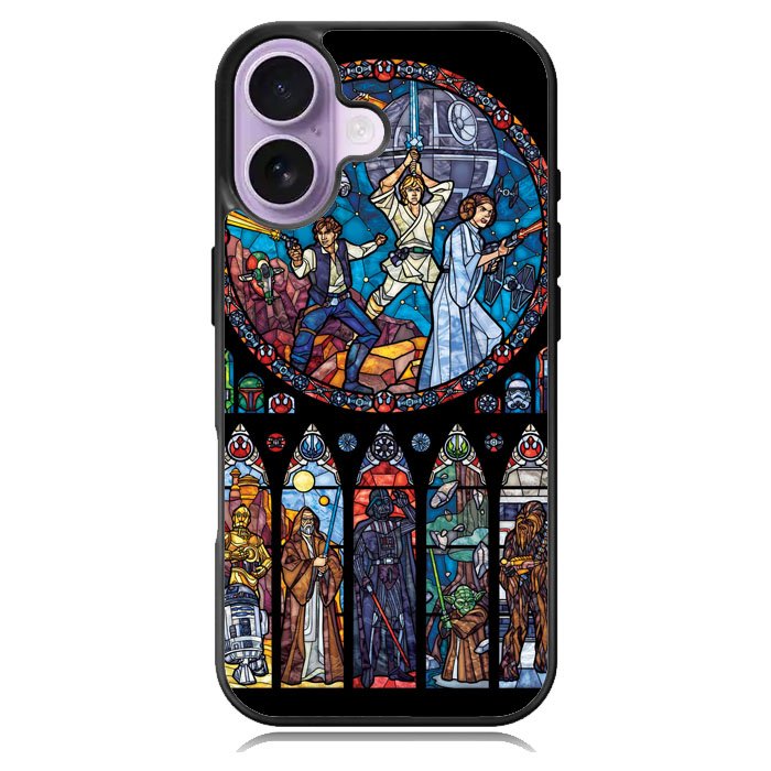 Star Wars Stained Glass iPhone 16 Case DC1754
