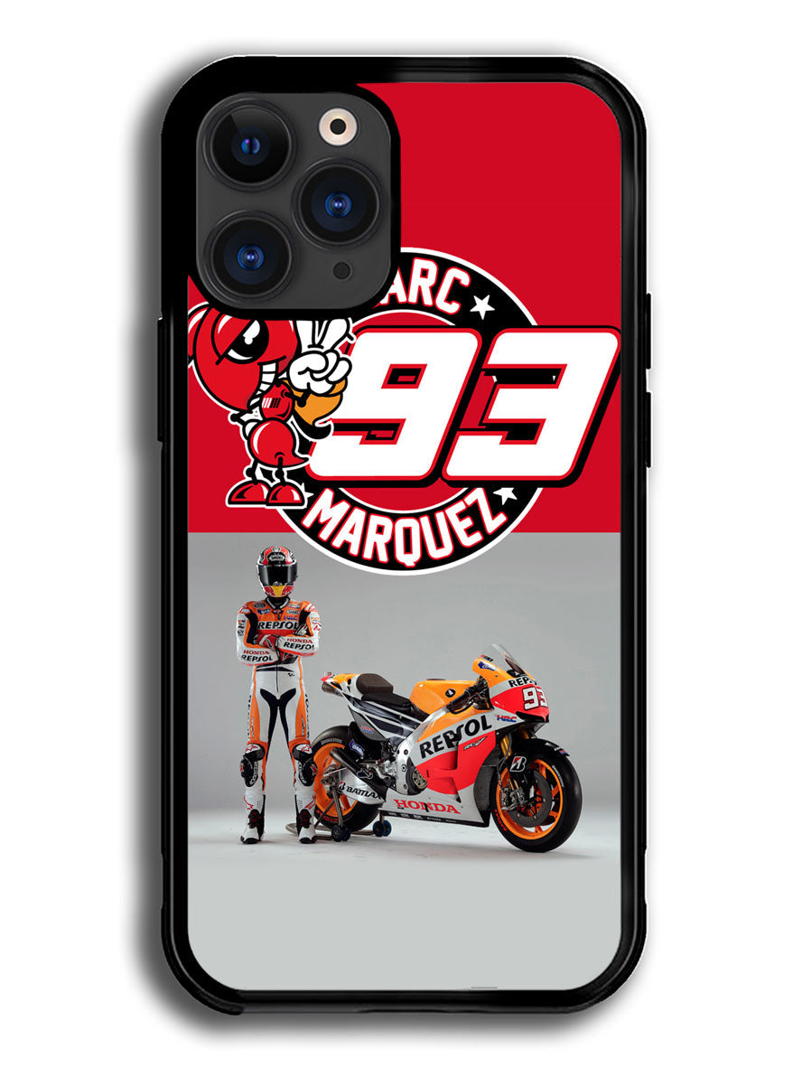 Marc Marquez 93 MotoGP Google iPhone 13 Pro Case BLN1851