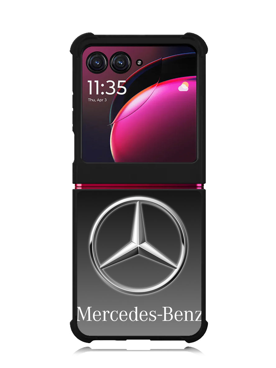 Mercedes Benz Logo 1st Motorola Moto Razr Plus 2023 , Moto Razr+ 2023 Case