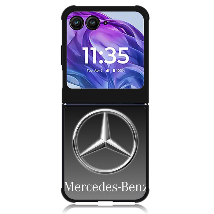 Mercedes Benz Logo 1st Motorola Moto Razr Plus 2024 , Moto Razr+ 2024 Case