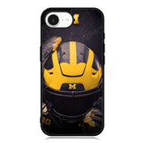 Michigan Wolverines Helmet iPhone 16e Case DC1153