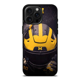 Michigan Wolverines Helmet iPhone 16 Pro Max Case DC1153