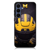 Michigan Wolverines Helmet Samsung Galaxy S24 Plus , Samsung Galaxy S24+ Case DC1153