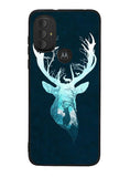 Deer Blue Winter Motorola Moto G Pure 2021 , Moto G Power 2022 Case