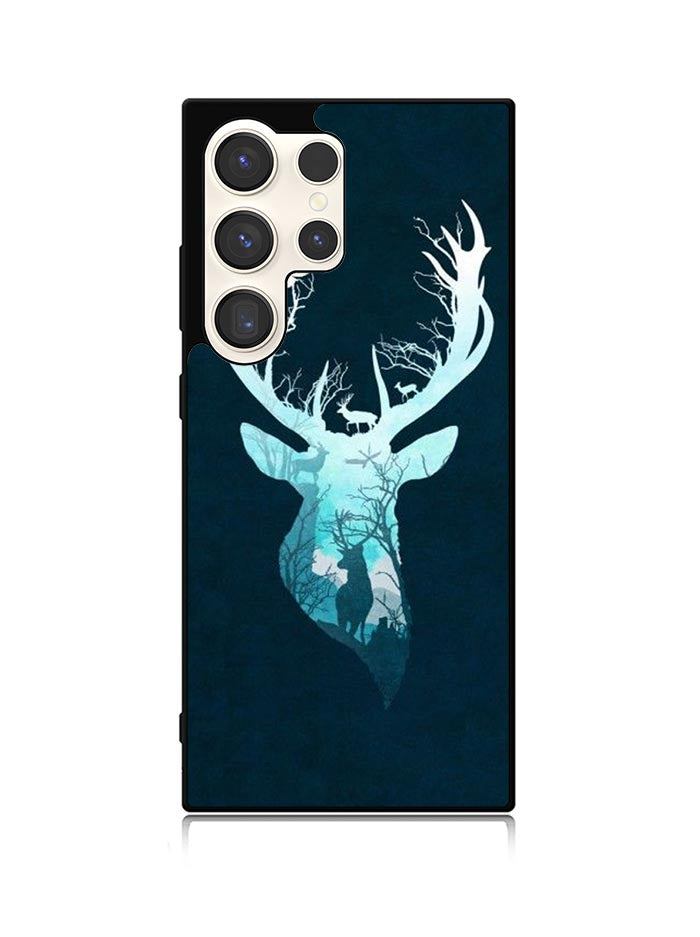 Deer Blue Winter Samsung Galaxy S25 Ultra 5G Case
