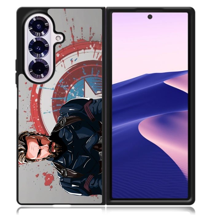 Captain America Samsung Galaxy Z Fold 7 Case DC0286