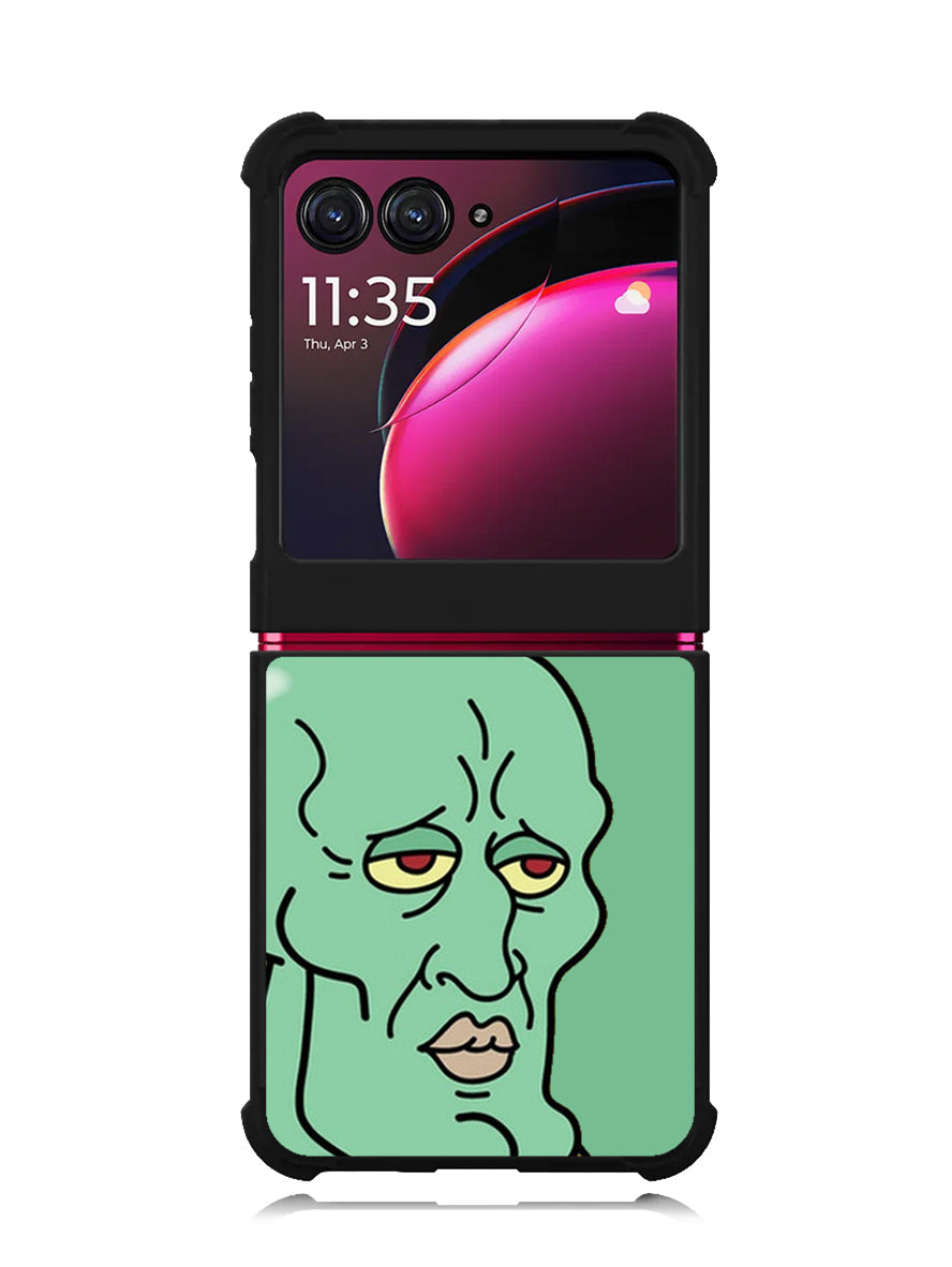 Squidward Handsome Face Motorola Moto Razr Plus 2023 , Moto Razr+ 2023 Case