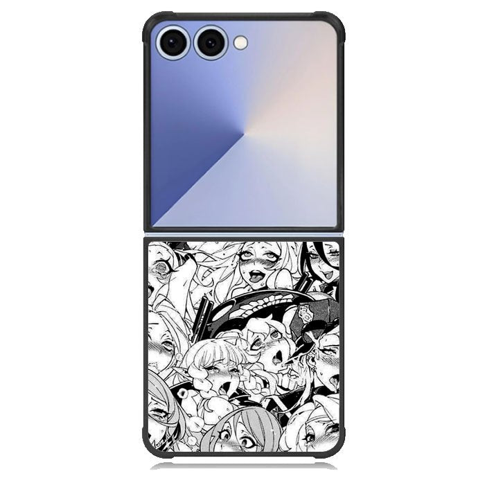 Ahegao Face Manga Samsung Galaxy Z Flip 7 Case DC0029